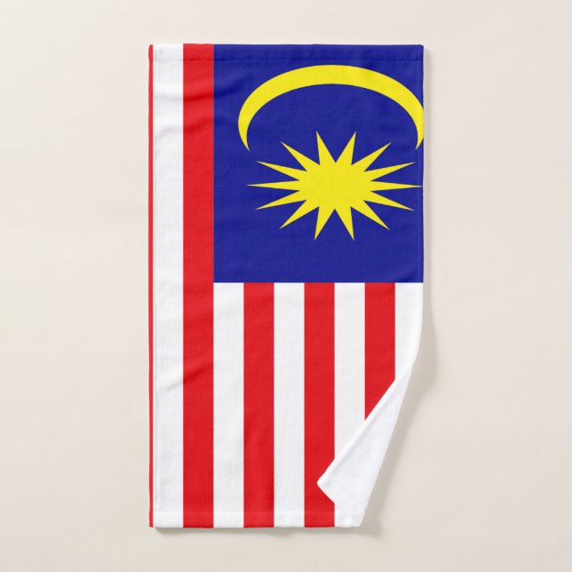 Malaysia-Flagge Handtuch (Handtuch)