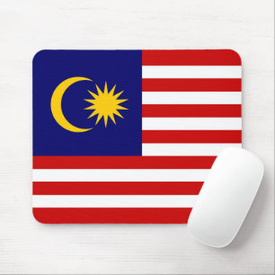 Malaysia-Flagge Mousepad