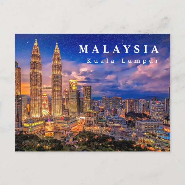 Malaysia KLCC Postcard Postkarte (Vorderseite)