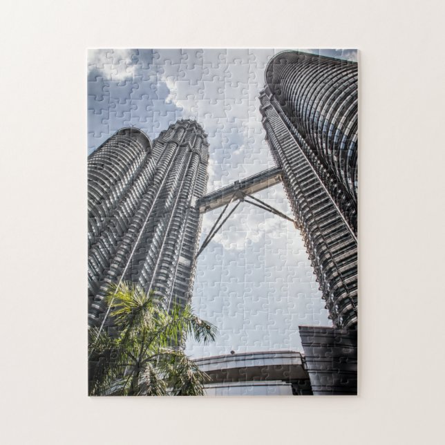 Malaysia kuala Lumpa Petronas Türme. (Vertikal)