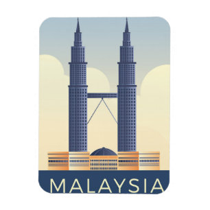 Malaysia Reise Magnet