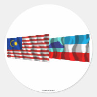 Malaysia & Sabah schwingen Flaggen