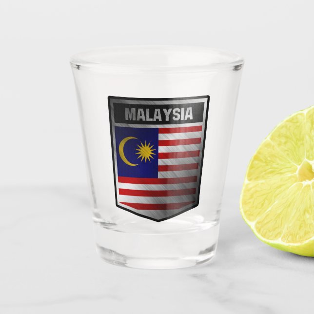 Malaysia Schnapsglas (Vorderseite)