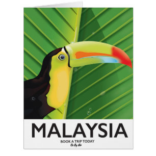 Malaysia Toucan Reiseplakat