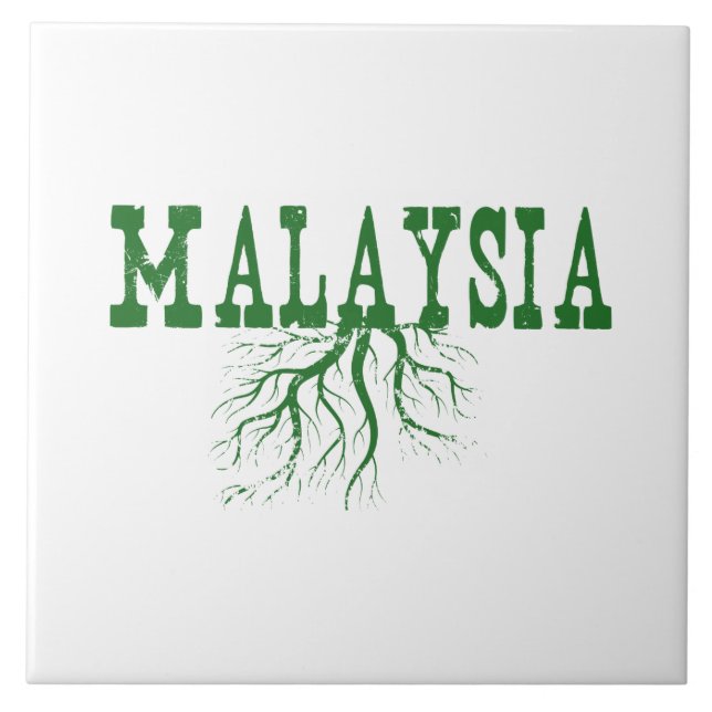 Malaysia-Wurzeln Fliese (Vorderseite)
