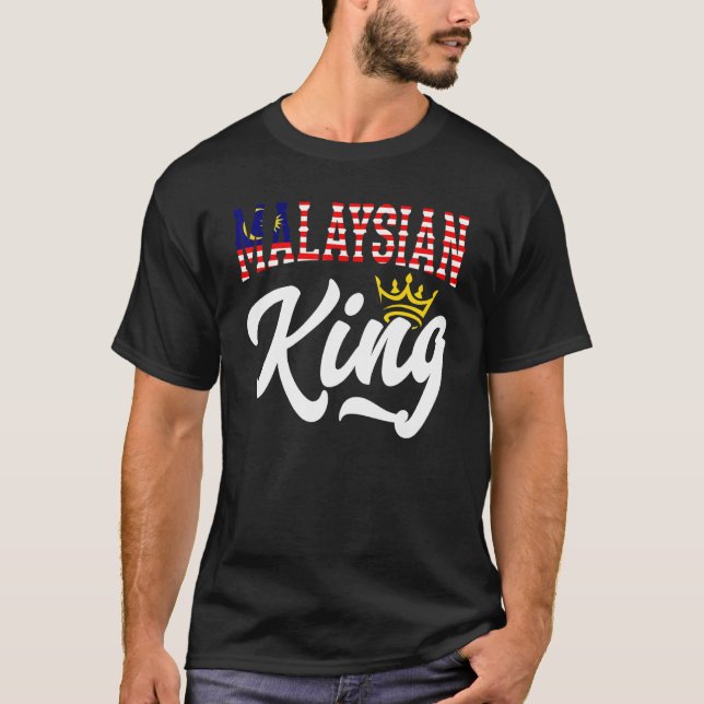 Malaysian King Malaysia Malaysian Malaysia Flag_1 T-Shirt (Vorderseite)