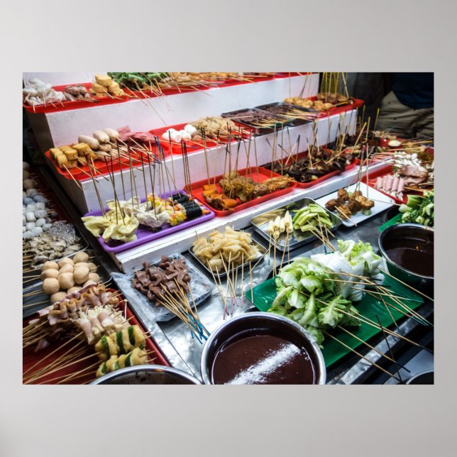 Malaysian Loc Loc Hot Pot Set Asian Foods Poster (Vorne)