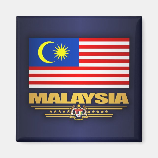 ‚Malaysias Pride‘ Magnet (Vorne)