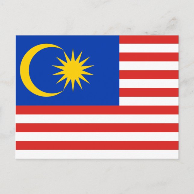 Malaysie Postkarte (Vorderseite)