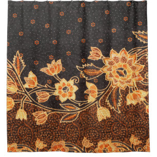 Malaysisch-indonesische Batik Art Beauty Duschvorhang