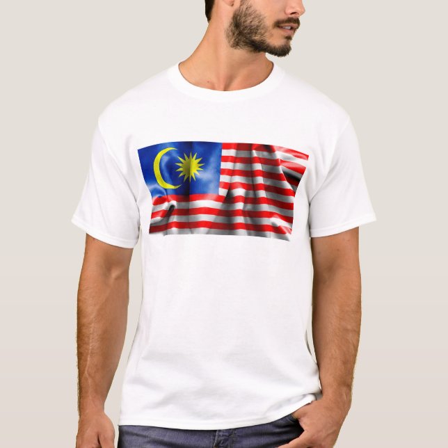 Malaysische Flagge T-Shirt (Vorderseite)