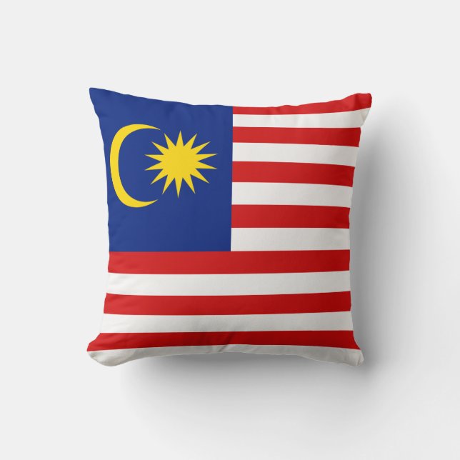 Malaysische Flagge x Flaggenkissen Kissen (Vorderseite)