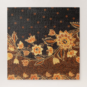 Malaysische indonesische Batik-Kunst-Schönheit