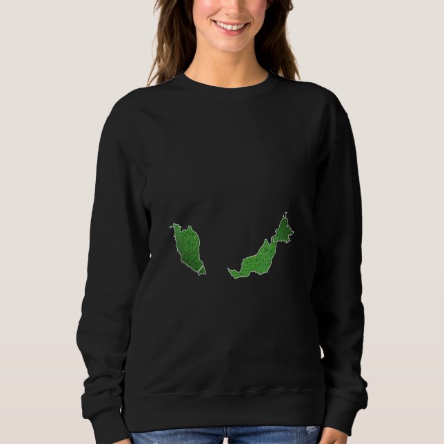 Malaysischer Fußballplatz Sweatshirt (Vorderseite)