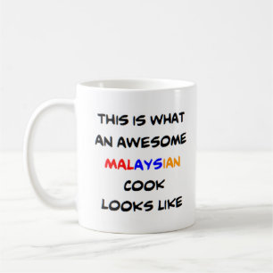 malaysischer Koch, phantastisch Kaffeetasse