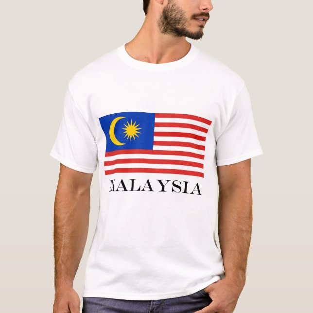 Malaysischer Malay Flagge Jalur Gemilang T-Shirt (Vorderseite)