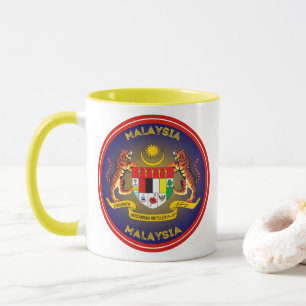 Malaysisches Erbe-Emblem Tasse