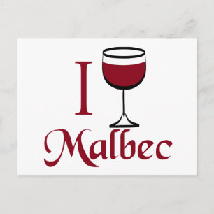 Malbec Wine Lover Geschenke Postkarte