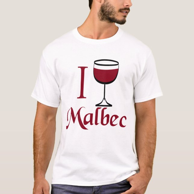 Malbec Wine T - Shirt (Vorderseite)