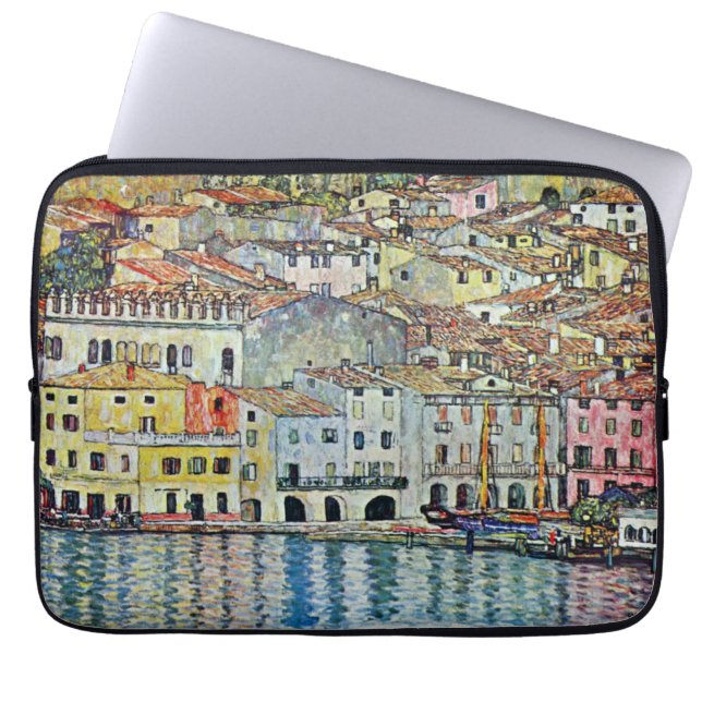 Malcesine am Gardasee Von Gustav Klimt Laptopschutzhülle (Vorderseite)