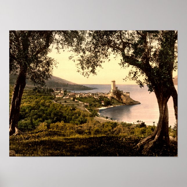 Malcesine Gardasee Italien Poster (Vorne)