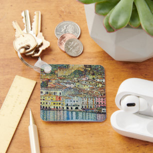 Malcesine on Lake Garda By Gustav Klimt Schlüsselanhänger