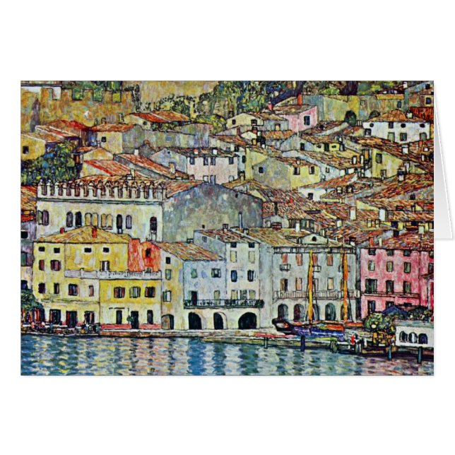 Malcesine sur le lac de Garde Par Gustav Klimt (Devant horizontal)