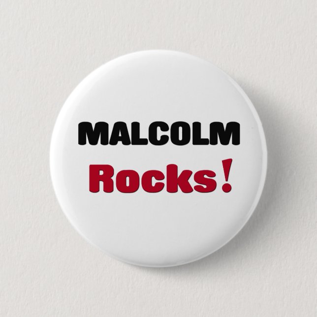 Malcolm-Felsen Button (Vorderseite)