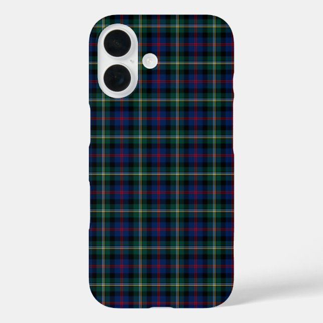 Malcolm Tartan Dark Blue und Green Kariert title_seo2 (Rückseite)