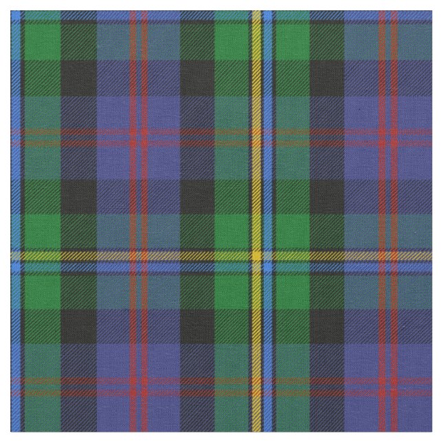 Malcolm-Tartan-Druck Stoff (Nahaufnahme)