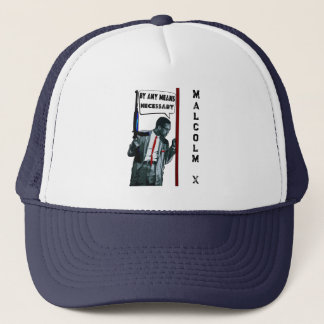 Malcolm X - By Any Means Necessary T-Shirt Truckerkappe