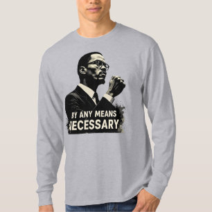 Malcolm X Tribute Silhouette - Inspiration T-Shirt