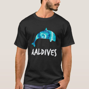 Maldives Delfin Design Tauchen Maldives Tauchgang T-Shirt