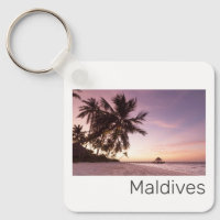 Maldives Ocean Indian Beach Sunset Island Souvenir