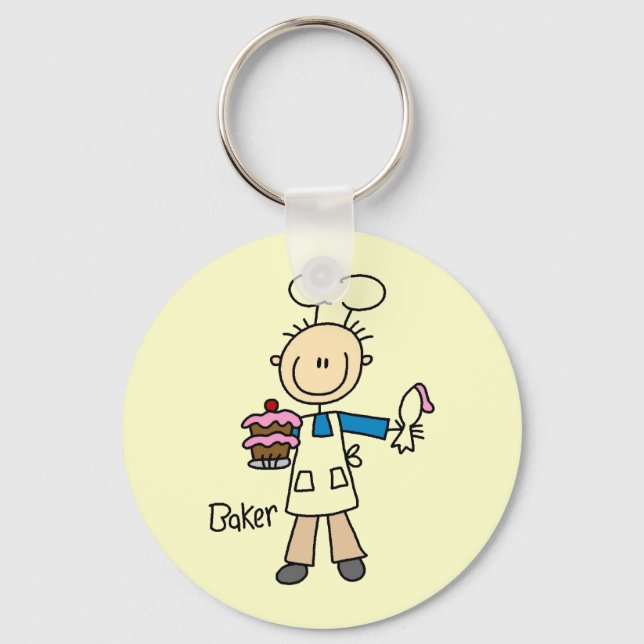 Male Baker Schlüsselanhänger (Vorderseite)
