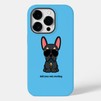 Male Black Tan French Bulldog Case-Mate iPhone 14 Pro Hülle