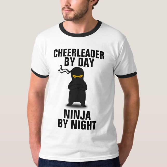 MALE CHEERLEADER T - SHIRT (Vorderseite)