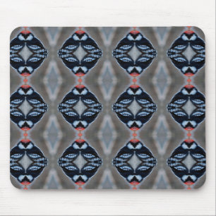 Male Downy Woodpecker Pattern Mousepad