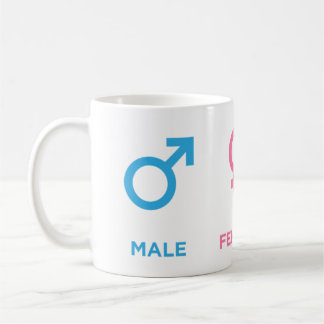 Male Female Coder Symbol Funny Programming Gift Kaffeetasse