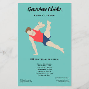 Male Gymnast Flyer