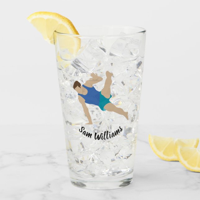 Male Gymnast Glas (Vorderseite Ice)
