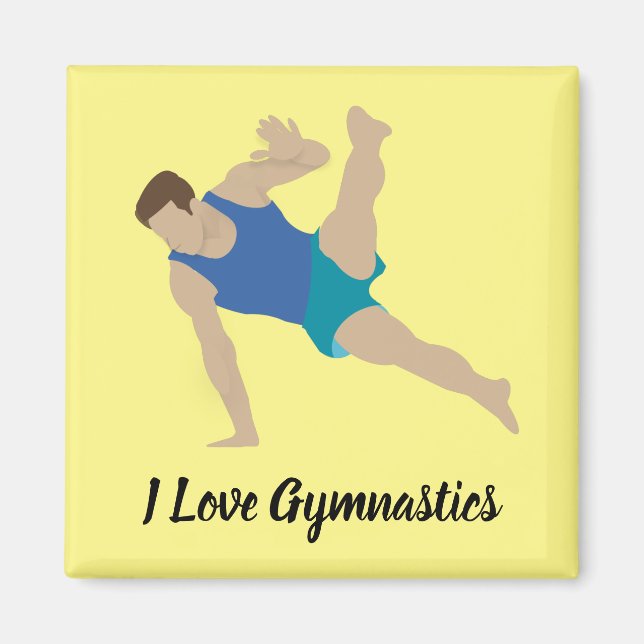 Male Gymnast Magnet (Vorne)