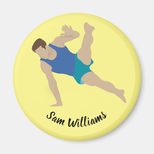 Male Gymnast Magnet (Vorne)