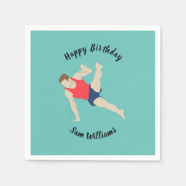 Male Gymnast Serviette