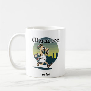 Male Marathon Runner Kaffeetasse