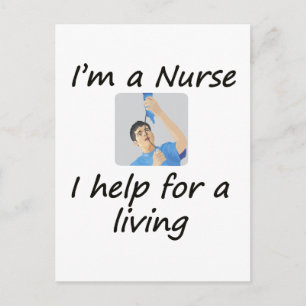Male Nurse Postkarte