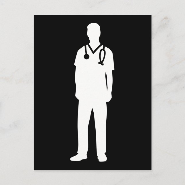 Male nurse postkarte (Vorderseite)