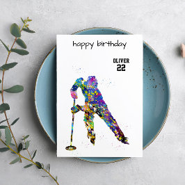 Male Ringette Player  Karte