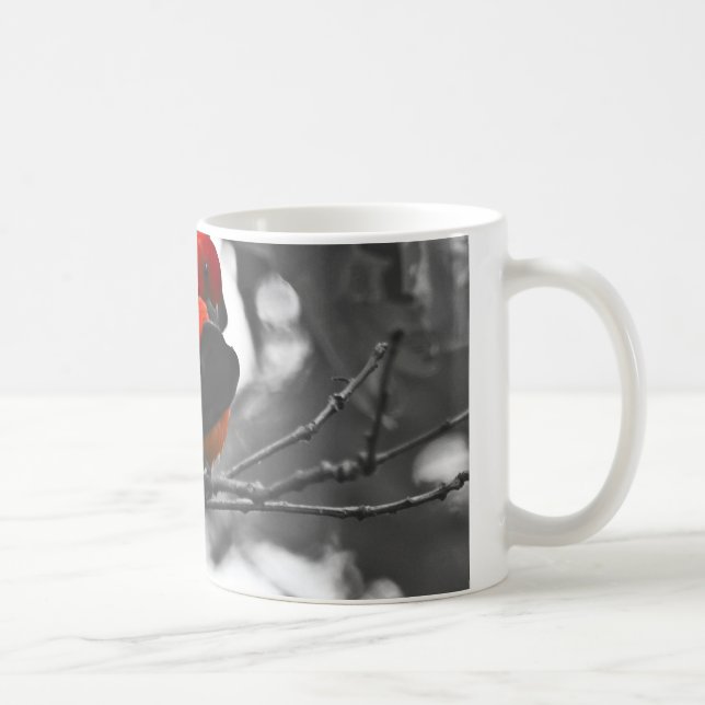 Male Scarlet Tanager Kaffeetasse (Rechts)