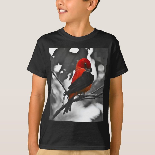 Male Scarlet Tanager T-Shirt (Vorderseite)